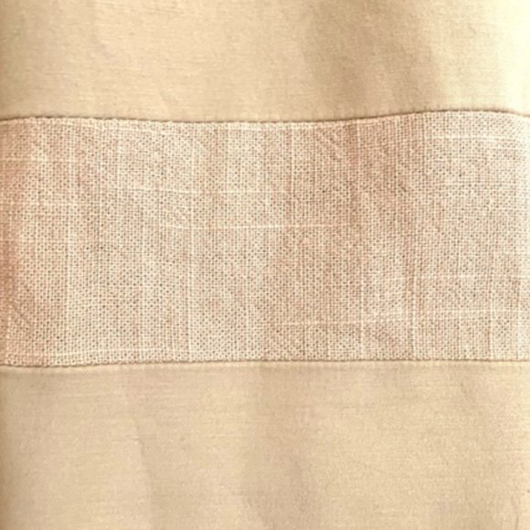 Trench Coat Camel Color Mock Turtleneck Collar Mid Length - Picture 9 of 9